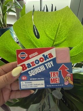 BAZOOKA Squishi Scented Bubble Gum - PINK